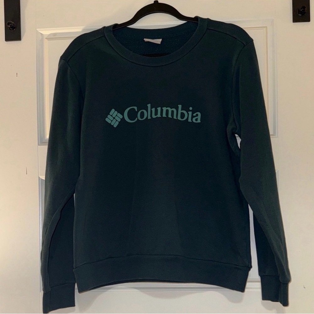 Columbia Logo Crew Sweatshirt pullover size medium